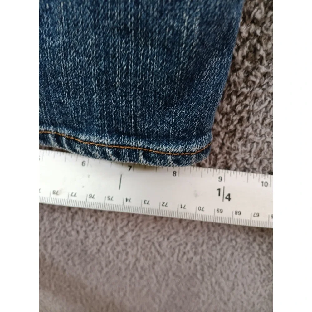 Lucky Brand Dungarees Bootcut Jeans Blue USA‎ Made Vintage Y2K Womens 33